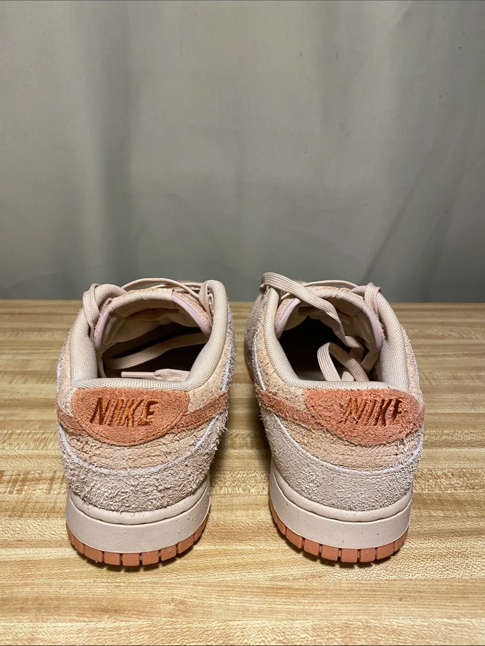 Nike WMNS Dunk Low Shimmer Amber Brown Suede Brunt Sunrise  9.5/ Mens 8